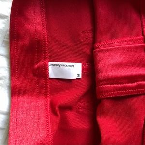 American Apparel red shorts